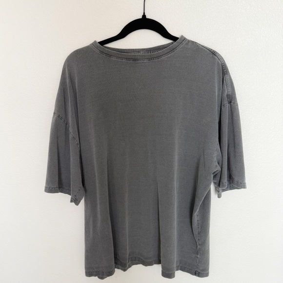Joah Brown Gray Casual Oversized Tee S/M - Picture 1 of 3